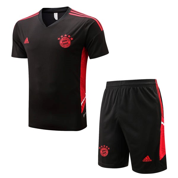 Trainingsshirt Bayern München Komplett-Set 2022-2023 Schwarz